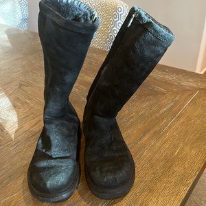 Girls UGG tall black boots